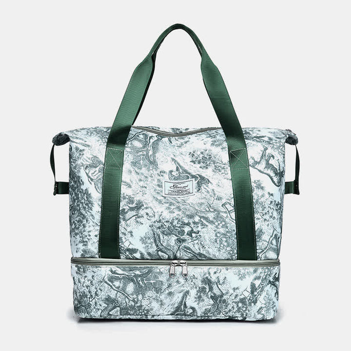 Reisetasche für Damen, Sport-Handtasche mit Nassfach, Schuhfach
