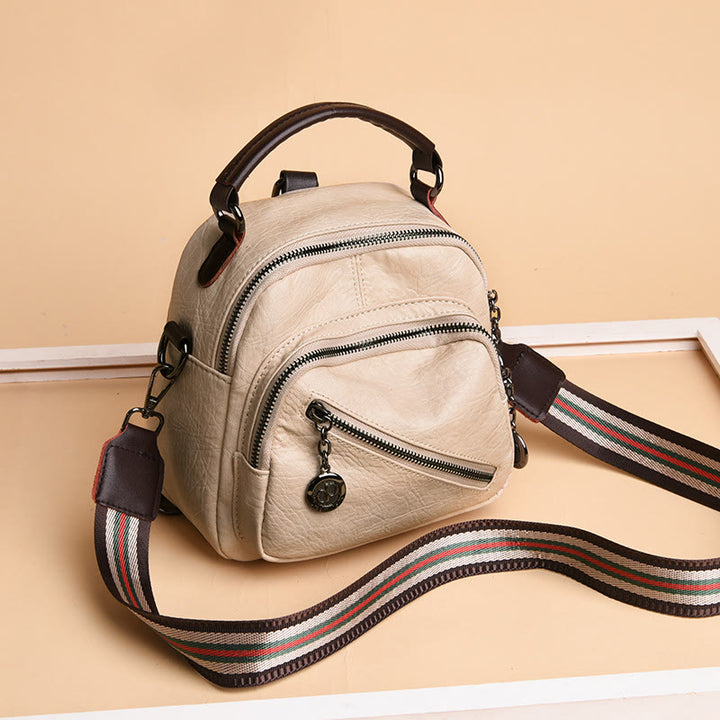 Multifunktionale, weiche Umhängetasche aus Kunstleder, umwandelbarer Rucksack - image 5