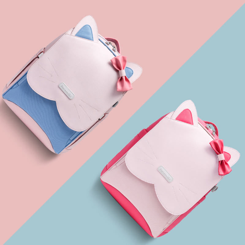 Wasserdichter, leichter Kitten-Rucksack für Schüler, Kinder, Grundschultaschen