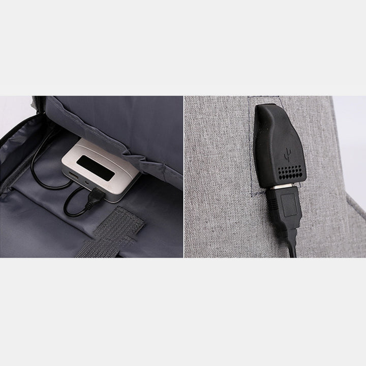 USB-Rucksack mit großer Kapazität und Verschleißfestigkeit für 15,6-Zoll-Computer