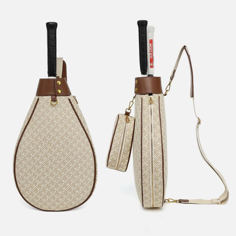 Robuste Tennistasche, große Kapazität, Crossbody, Sportschlägertasche