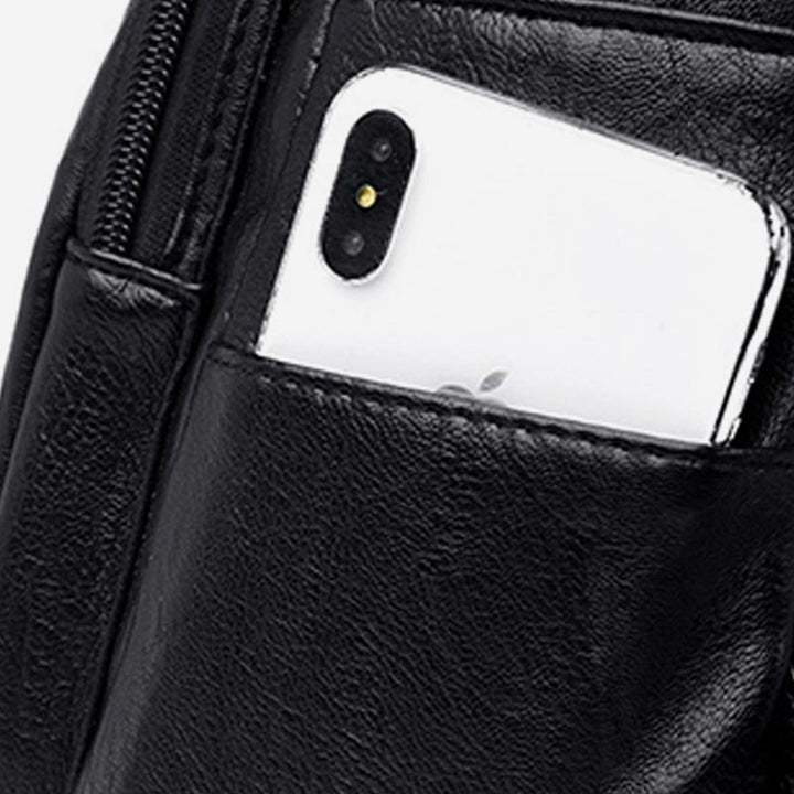 Kleiner Rucksack für Damen, weiches PU-Leder, lässiger Tagesrucksack