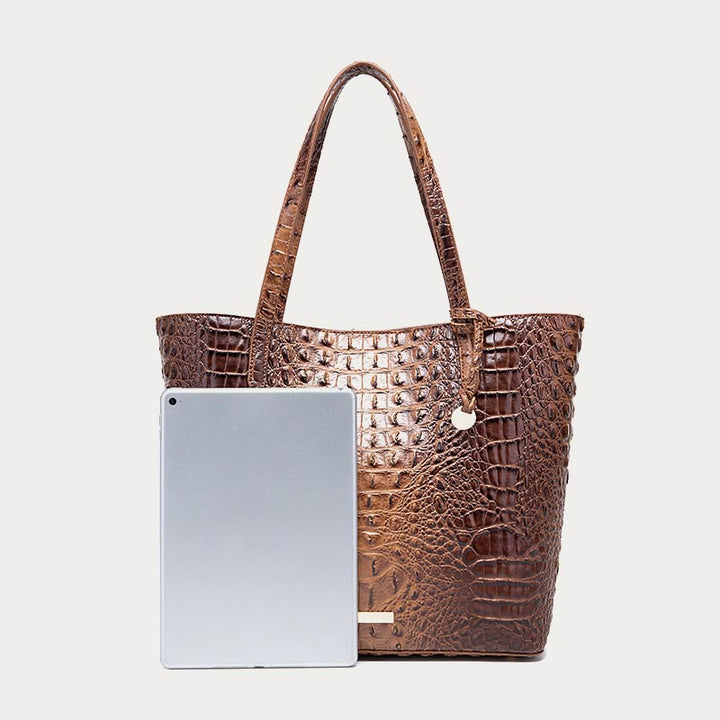 Tragetasche für Damen, tägliches Retro-Taschenset mit Krokodilmuster