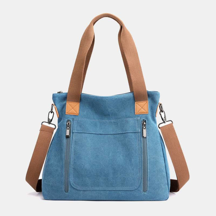 Große Tragetasche aus Canvas für Damen, zum Einkaufen und Reisen