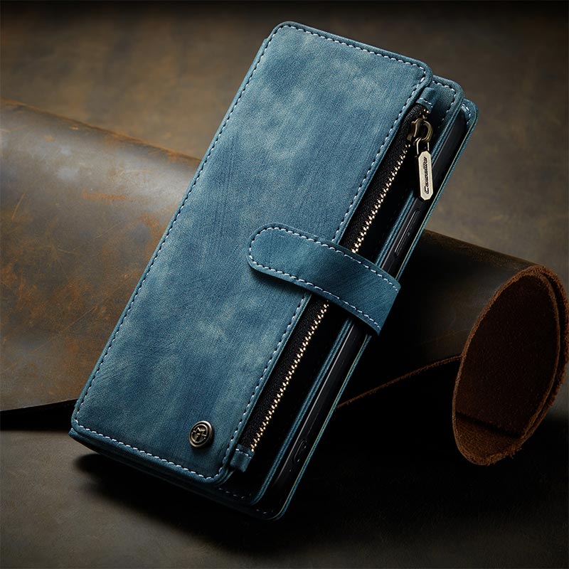 Retro-Handytasche aus Leder für iPhone und Samsung mit Münzfach