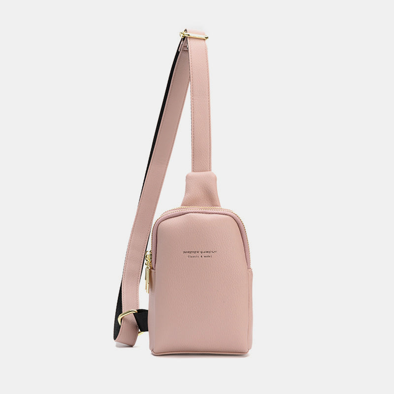 Kleine Umhängetasche, Schultertasche, Geldbörse, Brusttasche für Frauen und Mädchen