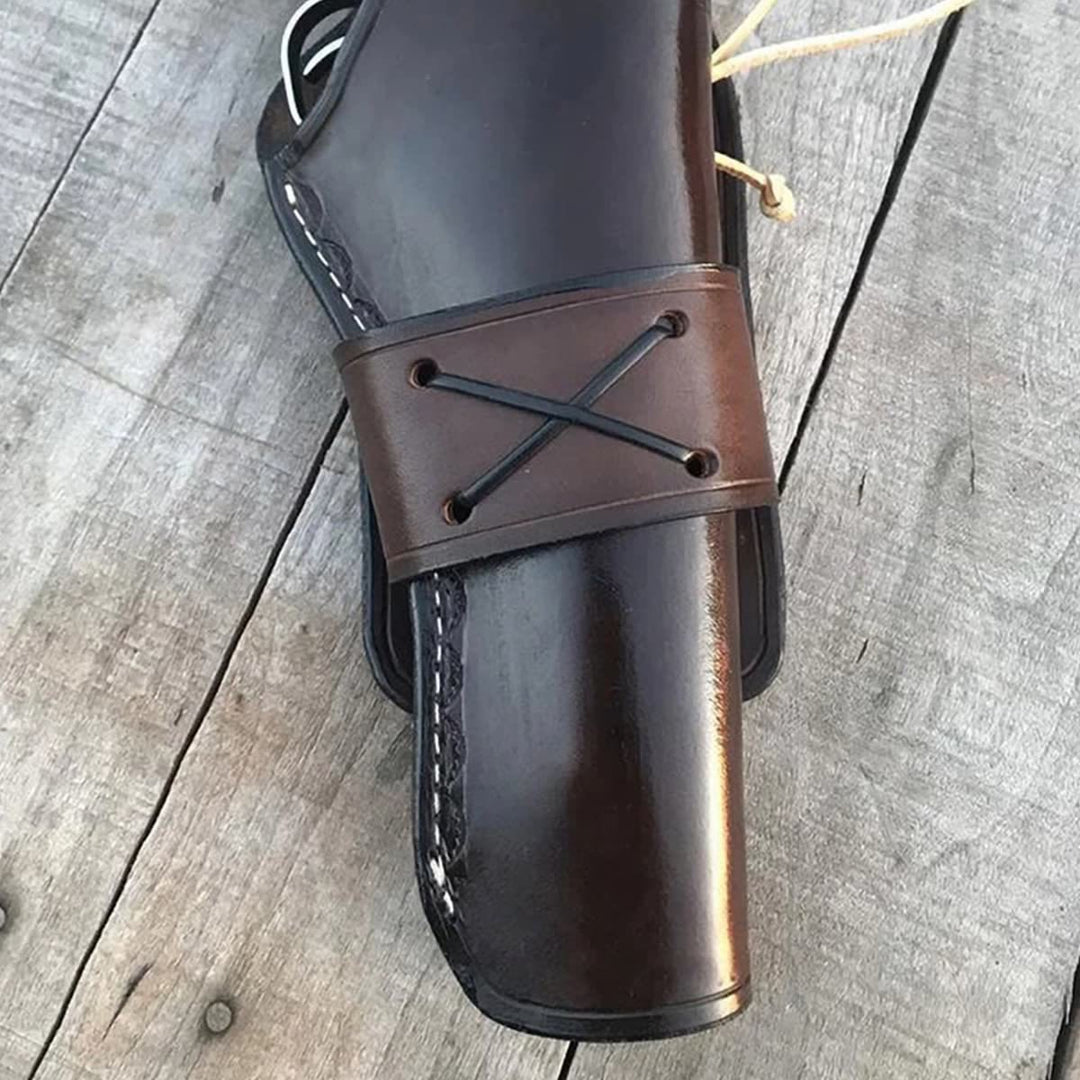 Punk Mittelalterlichen Holster Vintage Steampunk Revolver Leder Cosplay Prop