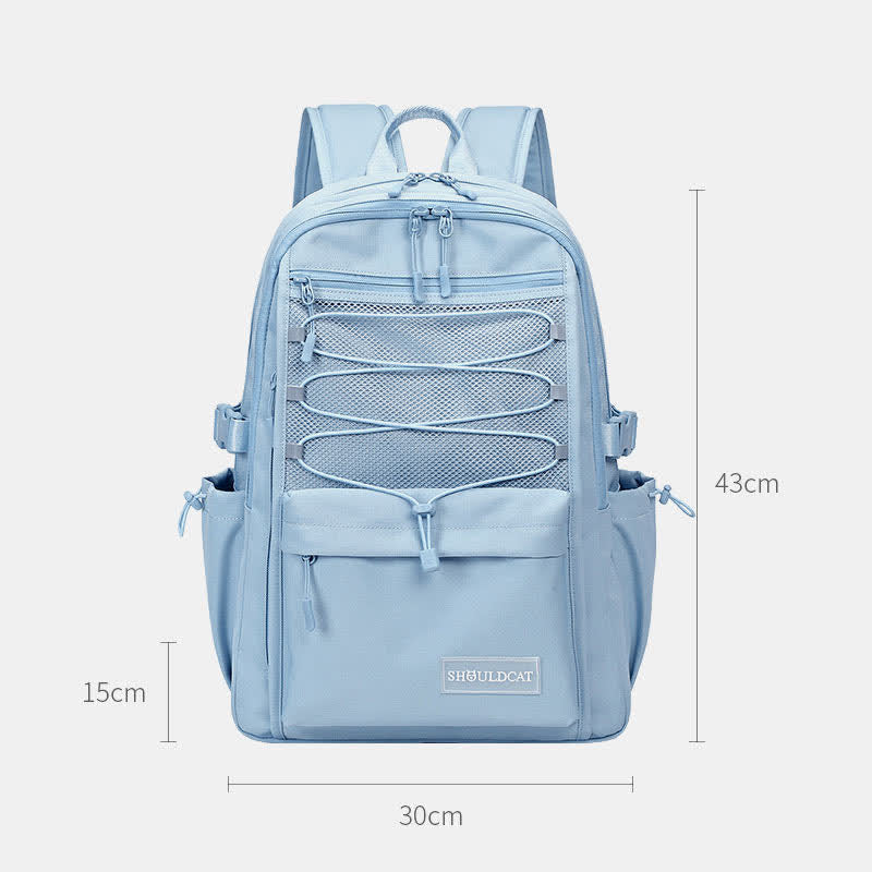 Leichte Schultasche, lässiger Tagesrucksack, College-Laptop-Rucksack, Büchertasche, Reise-Tagesrucksack