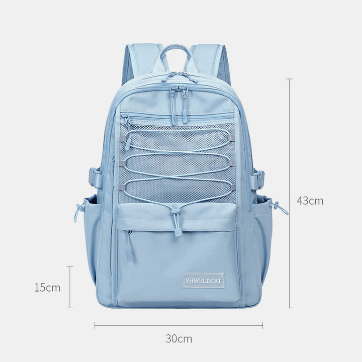 Leichte Schultasche, lässiger Tagesrucksack, College-Laptop-Rucksack, Büchertasche, Reise-Tagesrucksack