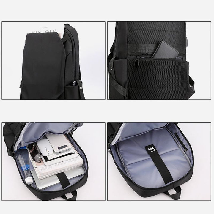 Rucksack für Männer, multifunktional, für Reisen im Freien, für Studenten, Computer, Schultasche