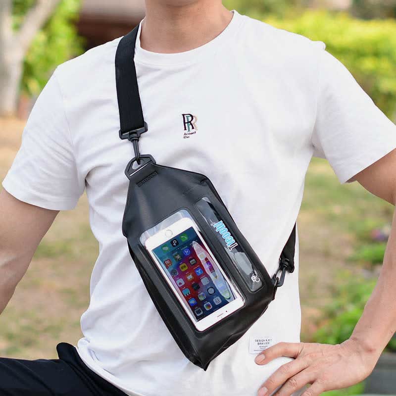 Robuste Universal-Telefontasche mit großer Kapazität und Umhängegurt