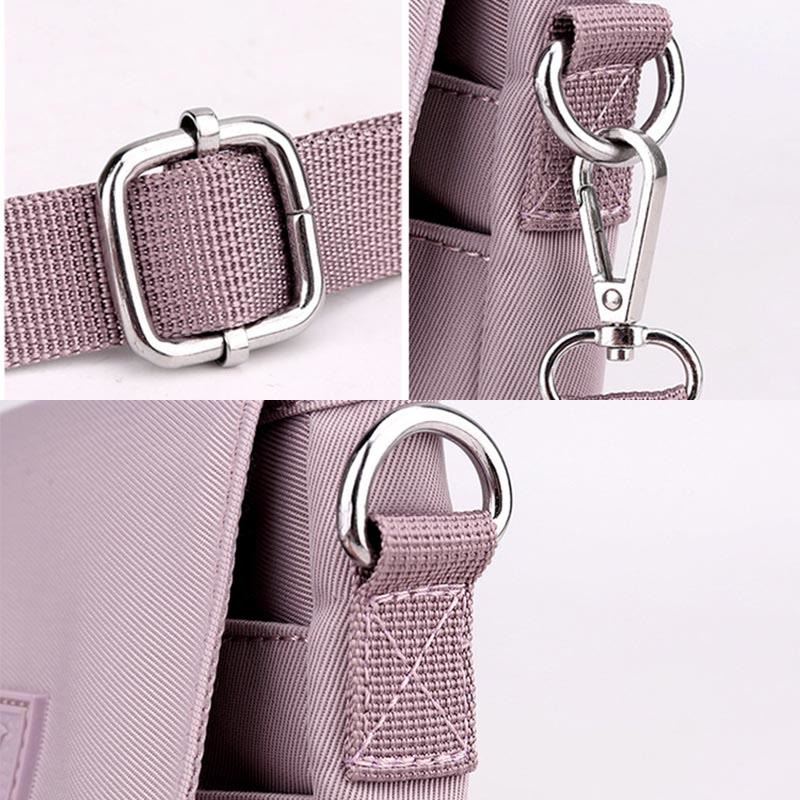 Wasserdichte Umhängetaschen aus Nylon, Handytaschen mit verstellbaren Trägern