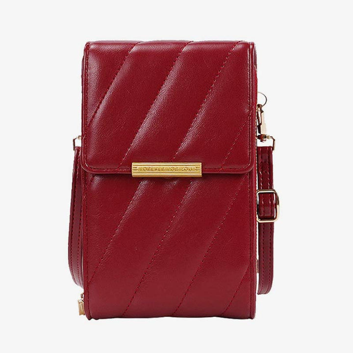 Kleine Crossbody-Handy-Geldbörse für Damen, klassische Handytasche