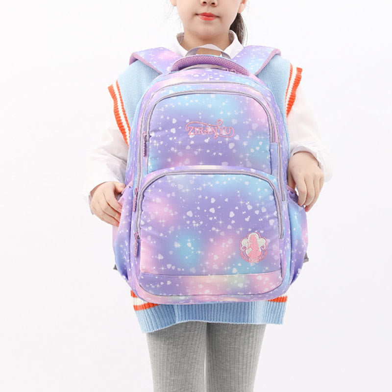 Robuster Schulrucksack aus Nylon mit Rollen, Schultasche für Kinder