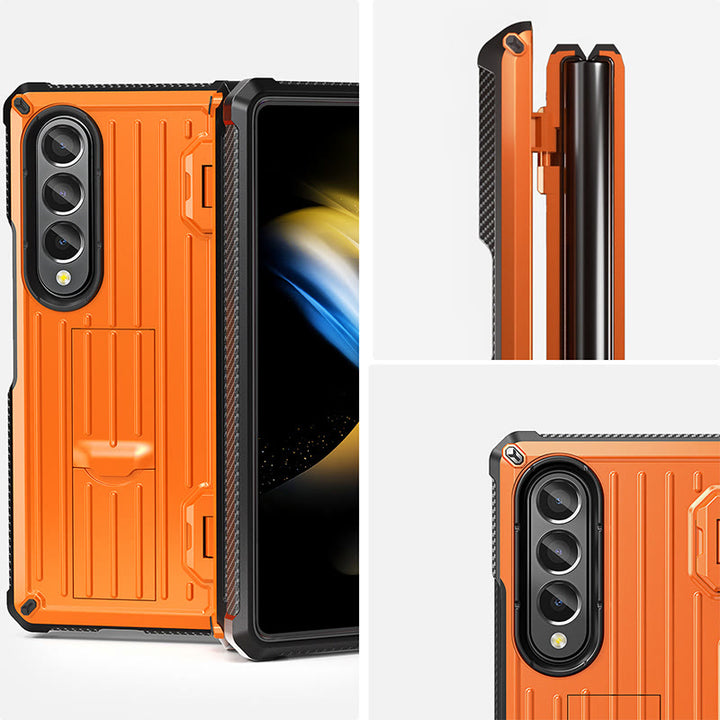 Handyhülle mit Halterung für Samsung Bruchsichere Schutzhülle