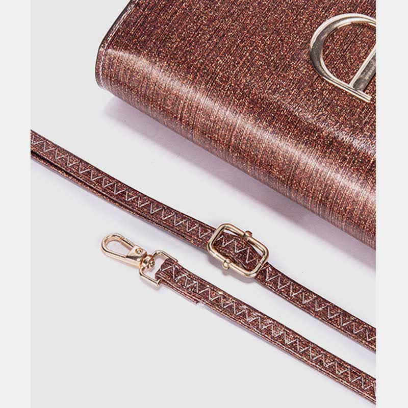 Kleine Umhängetasche für Damen, glitzernd, Schultertasche, Handytasche