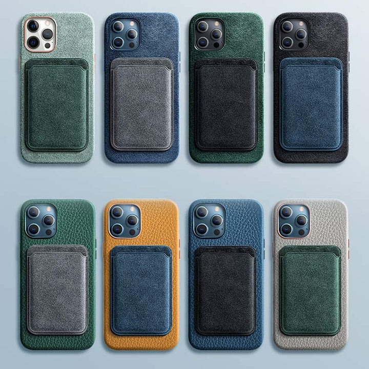 Alcantara Wildleder MagSafe Kartenhalter