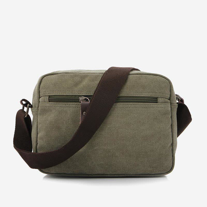 Retro Herren Canvas Messner Bag Casual Satchel Umhängetasche Schultertasche