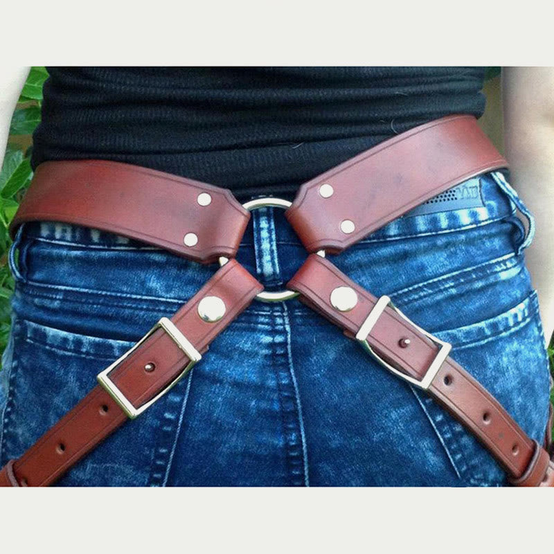 Mittelalterliches Holster für Frauen und Männer, Cosplay, Beingürtelholster