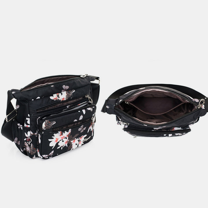 Damen Umhängetasche Multi-Pocket Nylon Schulter Handtasche Geldbörsen Reisetaschen