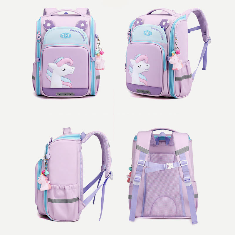 Rucksack für Grundschüler, verschleißfest, mit Ridge-Schutz, Schultasche