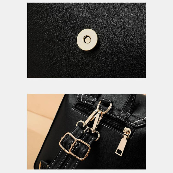 Rucksack für Damen, große Kapazität, Retro-Vintage-Multifunktions-Umhängetasche