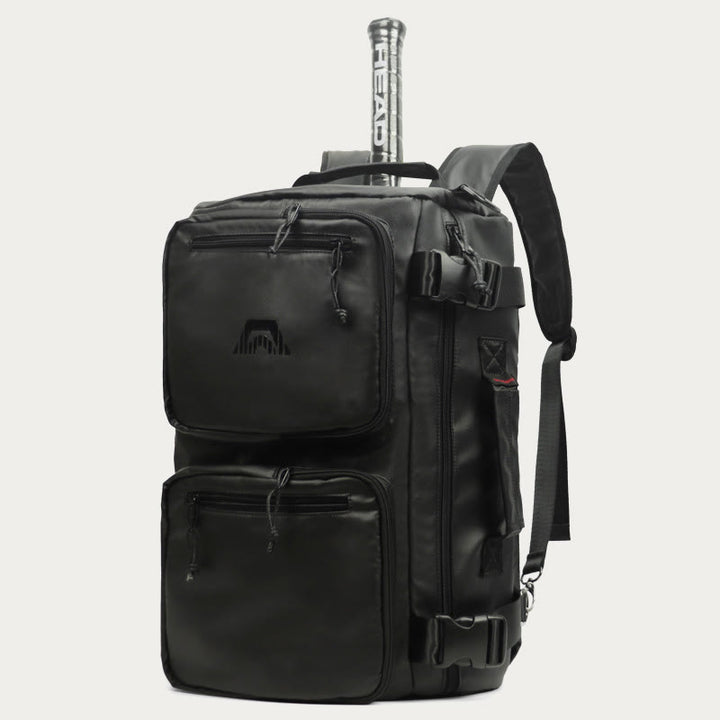 Schlägertasche für Tennis, Badminton, Sport, multifunktionaler, wasserdichter Rucksack - Schwarz - image 14