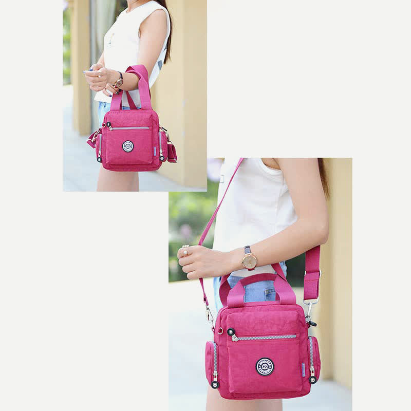 Damen Handtasche Crossbody Schwerelosigkeit Große Kapazität Casual Nylon Schultertasche