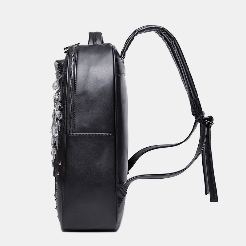 3D Tiere Eule Laptop Rucksack Designer wasserdicht College Schule Büchertasche