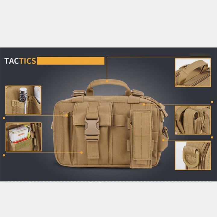 Taktische Hüfttasche für Herren, funktionale Umhängetasche EDC mit Schultergurt