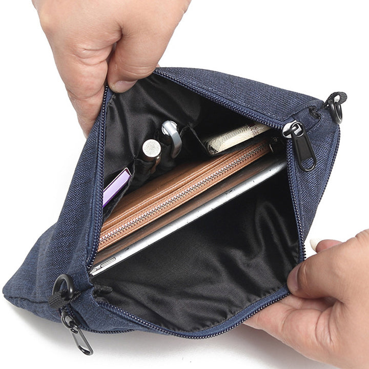 Umhängetasche für Herren, Mini-Schultertasche für Handy, Geldbörse, Beuteltasche