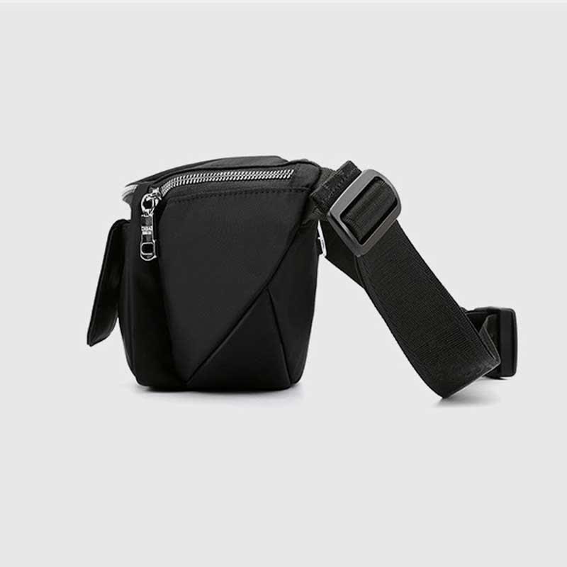 Nylon-Hüfttasche mit mehreren Taschen, leichte Brusttasche mit mehreren Tragemöglichkeiten, Hüfttasche