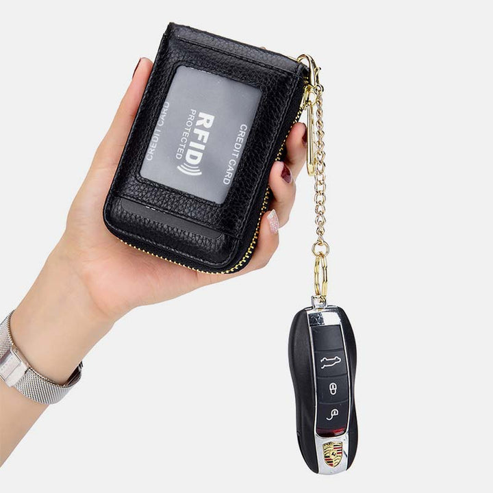 RFID-Kartenhalter mit großer Kapazität und Schlüsselanhänger