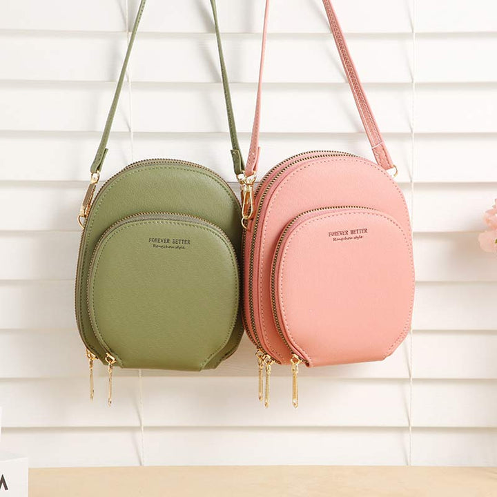 Kleine Umhängetasche, Handy-Geldbörse, Schulter-Handtasche, Kreditkarten-Geldbörse