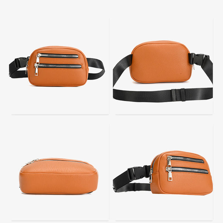 Multifunktionale Sport-Gürteltasche für Herren, einfarbig, Umhängetasche