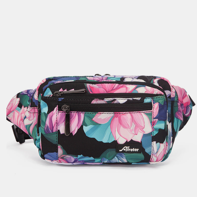 Hüfttasche für Damen und Herren, Brusttasche mit mehreren Taschen, Umhängetasche