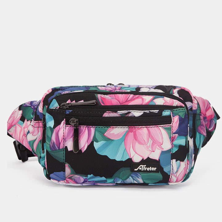 Hüfttasche für Damen und Herren, Brusttasche mit mehreren Taschen, Umhängetasche