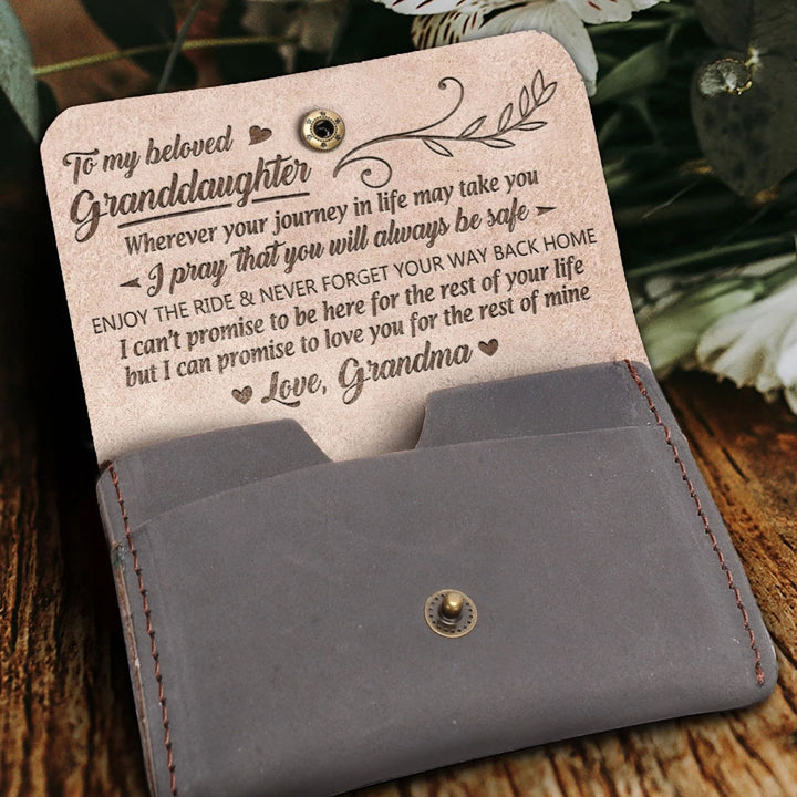 Clamshell-Geldbörse mit Gravur, Geldbörse für die Familie, warmes Geschenk