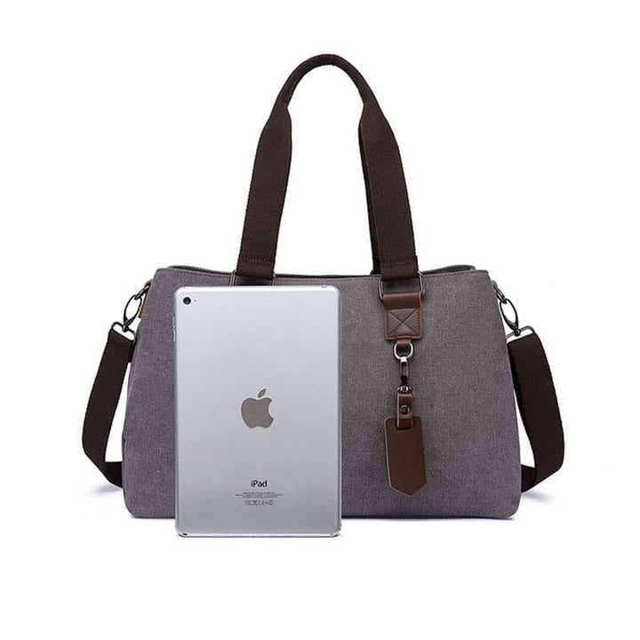 Dreifach-Canvas-Totes-Handtasche, multifunktional, lässig, Umhängetasche, Schultertasche
