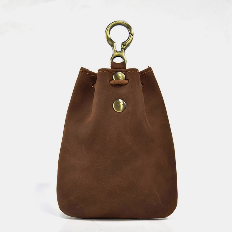 Geldbörse für Damen, Vintage-Stil, Leder, Mini-Einkaufstasche