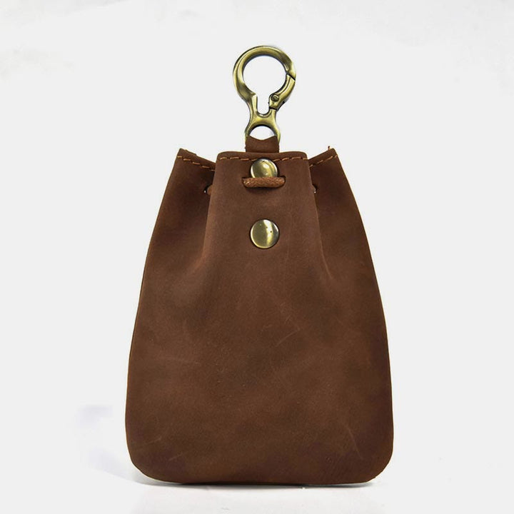 Geldbörse für Damen, Vintage-Stil, Leder, Mini-Einkaufstasche