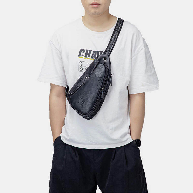 Schlanke, weiche Mehrzweck-Schultertasche mit Diebstahlschutz