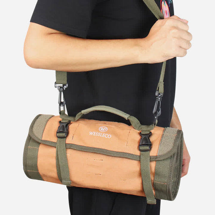 Werkzeugtasche zum Aufrollen, Werkzeugtasche zum Aufrollen, Handtasche, Schultertasche, Werkzeug-Organizer
