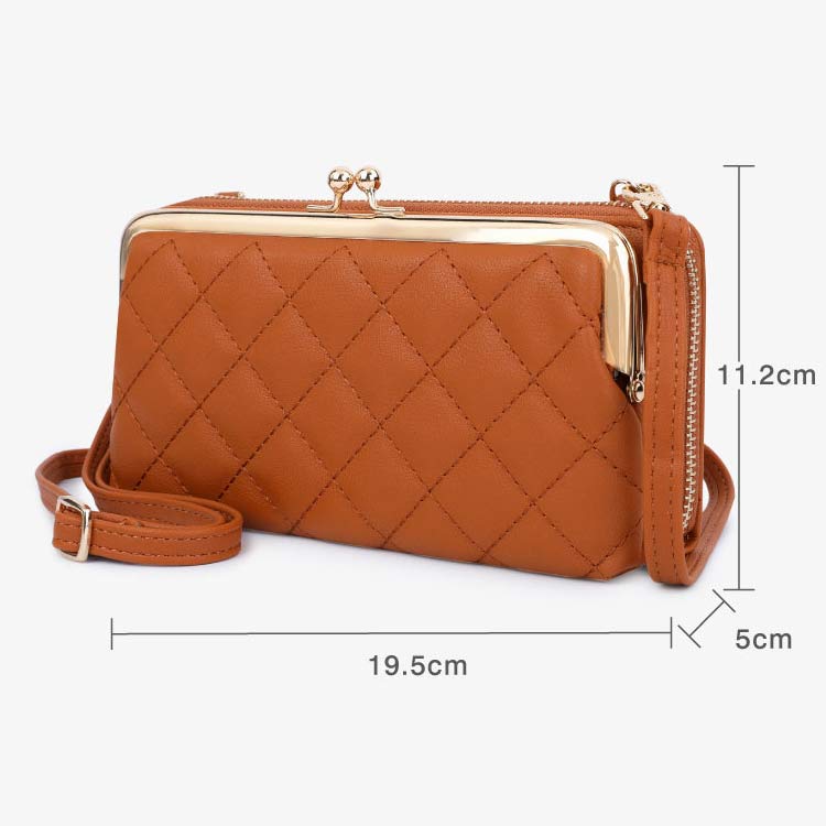 Kleine Crossbody-Handytasche, leichte Schultertasche, Clutch, Geldbörse, Handy-Geldbörse