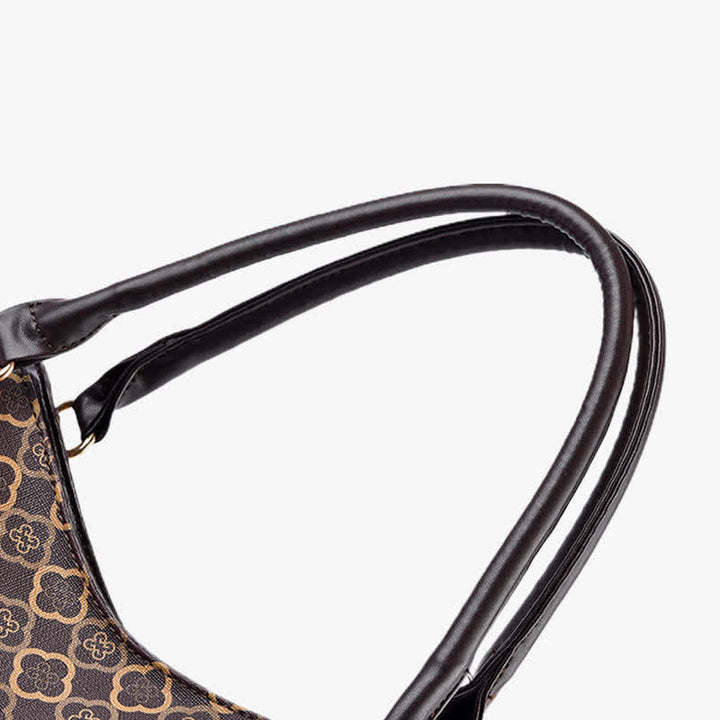 Hobo-Tasche aus Leder mit großem Fassungsvermögen, multifunktionale Schultertasche