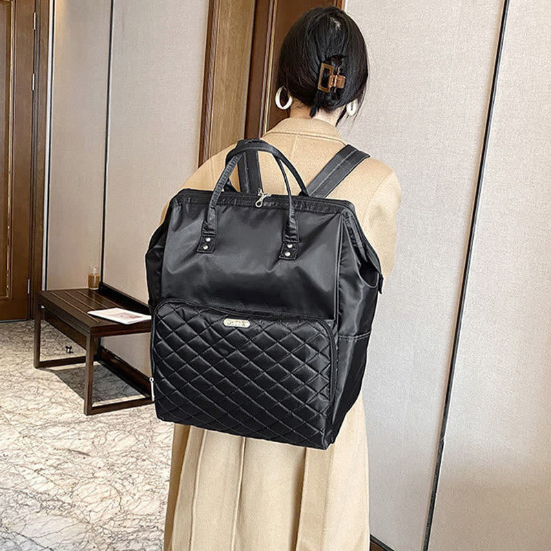 Abnehmbarer Reiserucksack mit Zugstange, Reisetasche für Damen und Herren