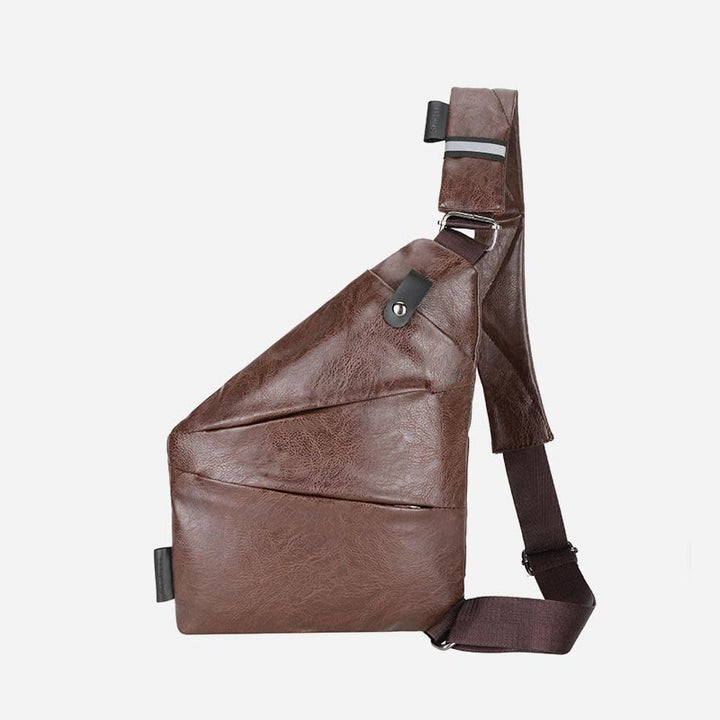 Schultertasche für Männer, Diebstahlsichere, multifunktionale, wasserdichte Brusttasche für den Sport