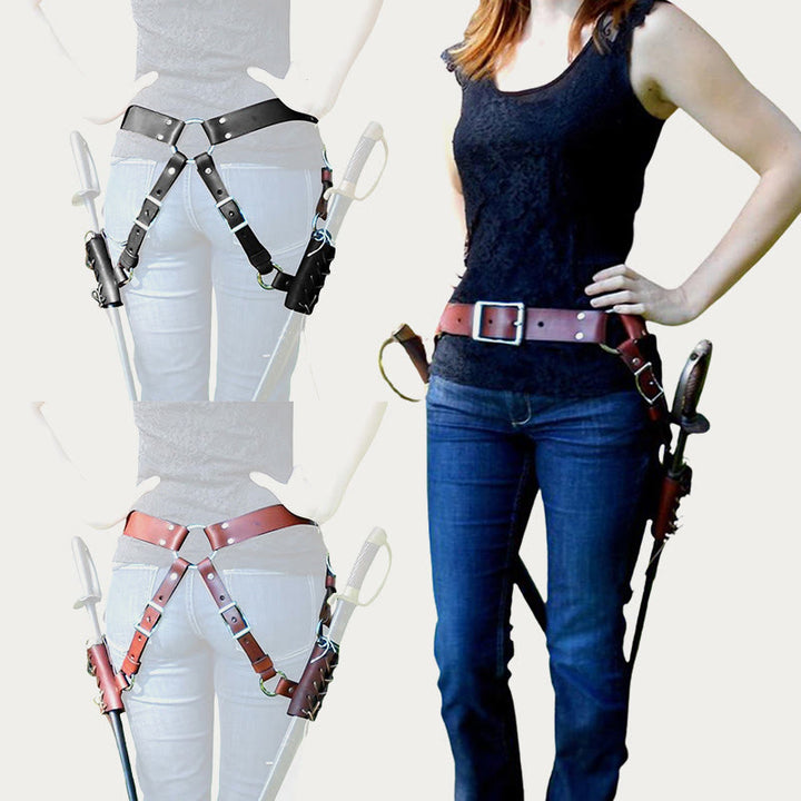 Mittelalterliches Holster für Frauen und Männer, Cosplay, Beingürtelholster
