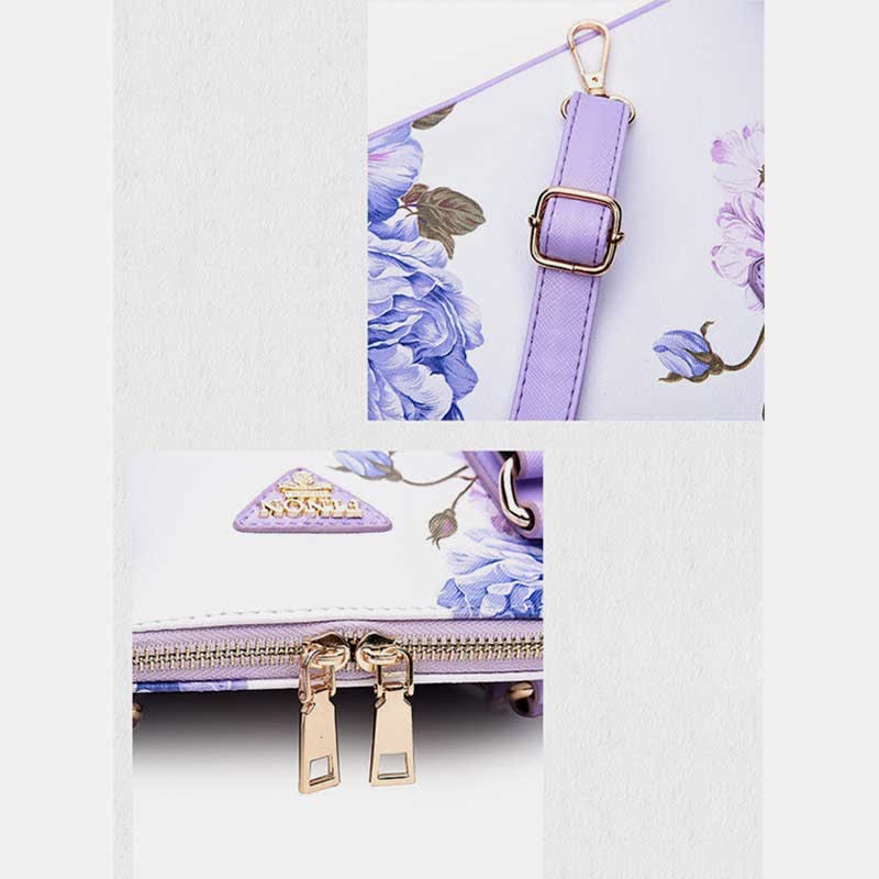 Damen Umhängetasche mit Blumenmuster, Umhängetasche, Schultertasche