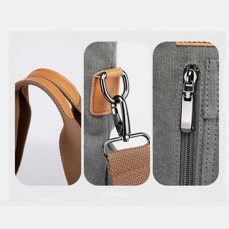 Handtasche aus Canvas mit Blumendruck für Damen, Henkeltasche oben, Umhängetasche